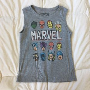 Marvel Superheroes Juniors Muscle Tee Tank